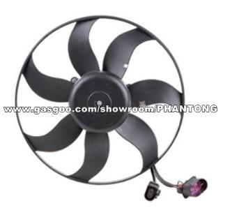 Left Side Cooling Fan Assembly Fits VW Jetta Golf Rabbit GTI Passat Audi A3 TT OE 1K0 959 455N VW-8078