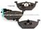 D768 Brake Pad volkswagen