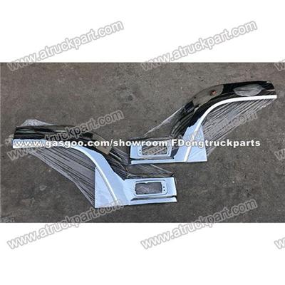 Chromed Door Garnish LH RH For ISUZU DECA360 GXZ360 FVZ300 FXZ360 FVZ360