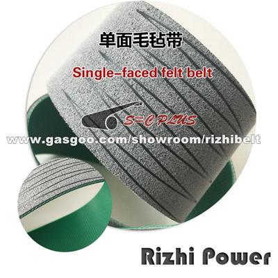 Single Side Felt Conveyor Belt , Wear Resistant, Anti-Static, Heat Resistant