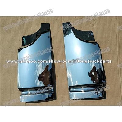 Chrome Corner Panel LH RH For FUSO FN627 FM617