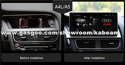 Anti-Glare 10.25 Inch Touch Screen Android 8.0 Car Multimedia Navigation For Audi A4 A5 2009-2015