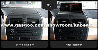 Anti-Glare 8.8 Inch Touch Screen Android 8.0 Car Multimedia Navigation For BMW X3 E83 2004-2010
