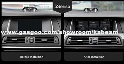 Anti-Glare 10.25 Inch Touch Screen Android 8.0 Car Multimedia Navigation For BMW 5 Series 2011-2016