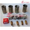 For Nissan Forklift BD30 Engine Rebuild Kit Piston Ring Cylinder Liner Full Gasket Kit Bearing