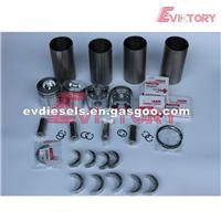 For Yanmar 4D98E 4TNE98 Engine Rebuild Kit Piston Ring Cylinder Liner CRANKSHAFT Bearing