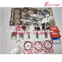 For Kubota D1105 Engine Rebuild Kit Oversize +0.50MM D1105 Piston + Piston Ring Full Gasket Bearing Kit