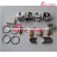 For Yanmar 4TNV98 4TNV98T Engine Rebuild Kit Piston + Piston Ring Cylinder Liner Full Gasket Bearing Kit