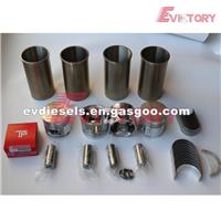 For Nissan Forklift Td27 Engine Rebuild Kit Piston Ring Cylinder Liner Full Gasket Kit Bearing