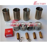 For Nissan Forklift BD30 Engine Rebuild Kit Piston Ring Cylinder Liner Full Gasket Kit Bearing