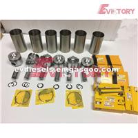 For Caterpillar 3116 3116TA Piston + Ring Cylinder Sleeve Full Engine Gasket Bearing Valve Engine Rebuild Kit