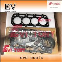 3TN100 Rebuild Kit Full Gasket Kit Piston Liner Kit Bearing Set Valve Conrod Crankshaft Cylinder Head
