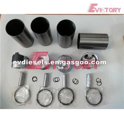 4LE2 Engine Rebuild Kit Piston + Ring Cylinder Liner Gasket Bearing For Kobelco SK70 Excavator