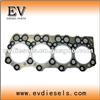 Overhaul 4D55 Engine Rebuild Kit Piston Ring Liner Cylinder Head Gasket Bearing Valve Crankshaft Conrod Pump