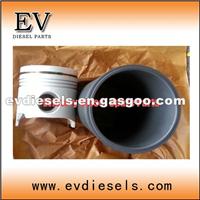 Overhaul 8DC10 Engine Rebuild Kit Piston Ring Liner Cylinder Head Gasket Bearing Valve Crankshaft Conrod Pump