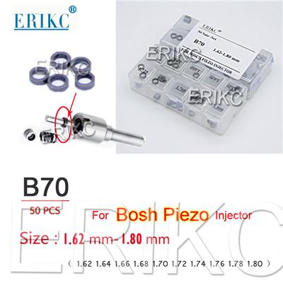 ERIKC Auto Engine Injector Shims B70 Shim Washers 1.62-1.80 Mm For Bosch Piezo Injector