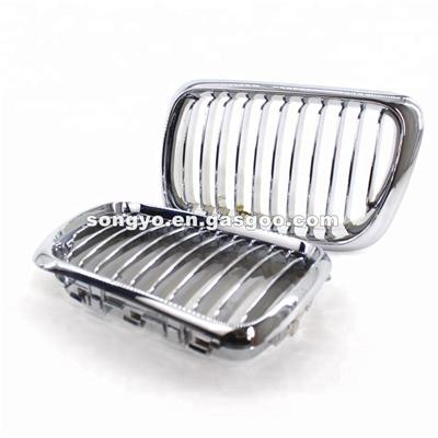 Car Grill Mesh Chrome Black Mesh Grill For BMW E36