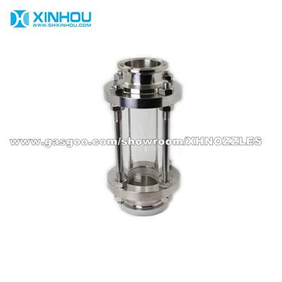 Industrial Food Grade 360 Tubular Clamped Straight Sight Glass