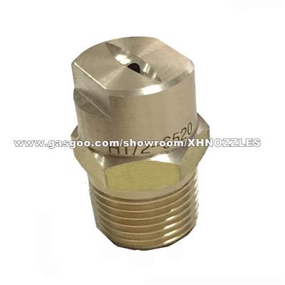 HU 1/2 Brass Water Spray Flat Fan Vee Jet Nozzle