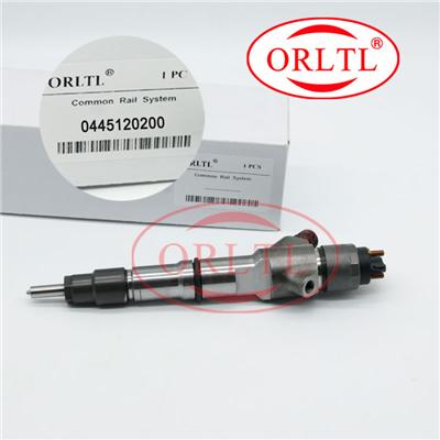 ORLTL 0445120200 Common Rail Exchange Injectors 0445 120 200 612600080971 Replacement Fuel Injector 0 445 120 200 For WEICHAI