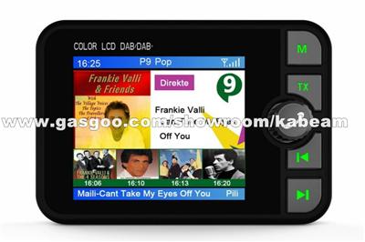 DAB-07 Car DAB DAB+ Radio Receiver With Bluetooth And FM Transmitter