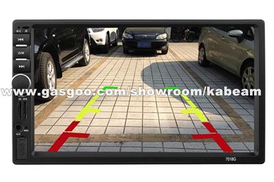 KB-7018G In Dash 2 Din Car Stereo Navigation FM Bluetooth Video Player