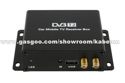 KDT2-101 Car Digital TV Receiver Box DVB-T2 Two Antennas