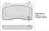 Cadillac Brake Pad D1836 -9065