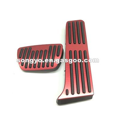 Punch Free Car Red Oil Brake Pedal Pads For Toyota RAV4