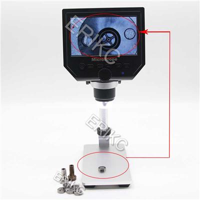 Digital Industrial Stereo Microscope With Camera Screen \ LCD Microscope Cyclic Record Automatic Shutdown