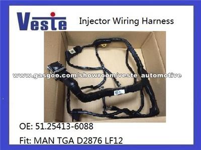 Injector Wiring Harness For MAN TGA Truck 51254136088,51254136104