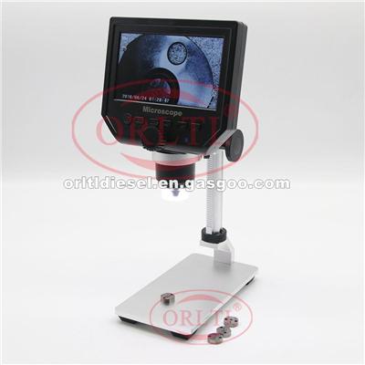 Digital Microscope To Check Diesel Fuel Piezo Injector Digital Industrial Stereo Microscope With Camera Screen