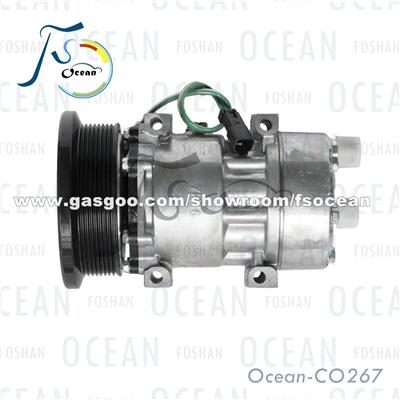 7H15 Compressor For Agco Tracked Tractor MT Series/Caterpillar Tracked Tractor Challenger Series/Claas Agricultural Tractor Xerion Series CO267