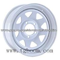 14x5/514x5.5/14x6/14x7/14x8 Spoke Steel Trailer Wheel Rim Replicement Wheels Aftermarket Wheel Rims