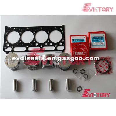 V2203M Engine Rebuild Kit Piston Ring Liner Gasket Bearing Valve