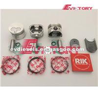 3TNM74 Engine Rebuild Kit Piston Ring Liner Gasket Bearing Valve