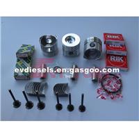 3TN78 Engine Rebuild Kit Piston Ring Liner Gasket Bearing Valve