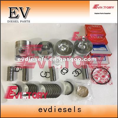 4TN100 Engine Rebuild Kit Piston Ring Liner Gasket Bearing Valve