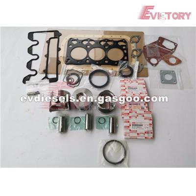 3AB1 Engine Rebuild Kit Piston Ring Liner Gasket Bearing Valve