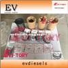 4JJ1 Engine Rebuild Kit Piston Ring Liner Gasket Bearing Valve