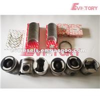 6WF1-T Engine Rebuild Kit Piston Ring Liner Gasket Bearing Valve