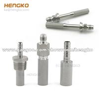 0.5 2 Microns Sintered SS Stainless Steel Micro Air Stone Ozone Bubble Diffuser By HENGKO