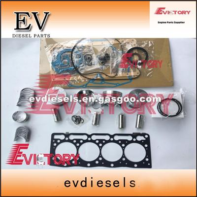 V1405 Engine Rebuild Kit Piston Ring Liner Gasket Bearing Valve