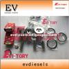 3TNE82 Engine Rebuild Kit Piston Ring Liner Gasket Bearing Valve