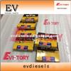 6HE1 Engine Rebuild Kit Piston Ring Liner Gasket Bearing Valve