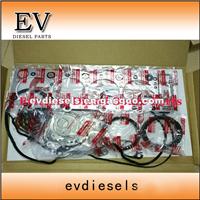 4HK1 Engine Rebuild Kit Piston Ring Liner Gasket Bearing Valve