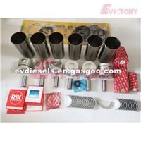 6SD1TC Engine Rebuild Kit Piston Ring Liner Gasket Bearing Valve