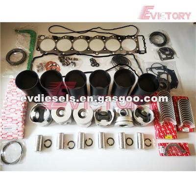 6HK1 Engine Rebuild Kit Piston Ring Liner Gasket Bearing Valve