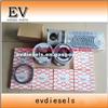 6WA1T Engine Rebuild Kit Piston Ring Liner Gasket Bearing Valve
