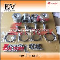 4TNV78 Engine Rebuild Kit Piston Ring Liner Gasket Bearing Valve